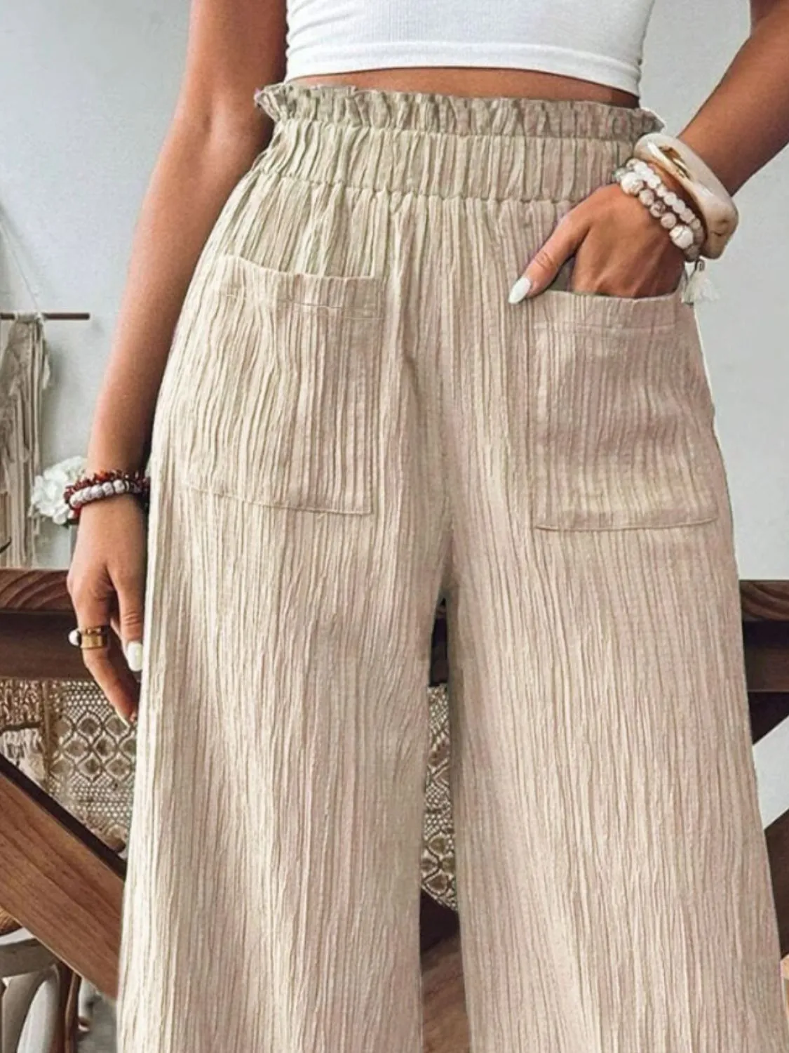 🌟 Frill Wide Leg Pants 🌟