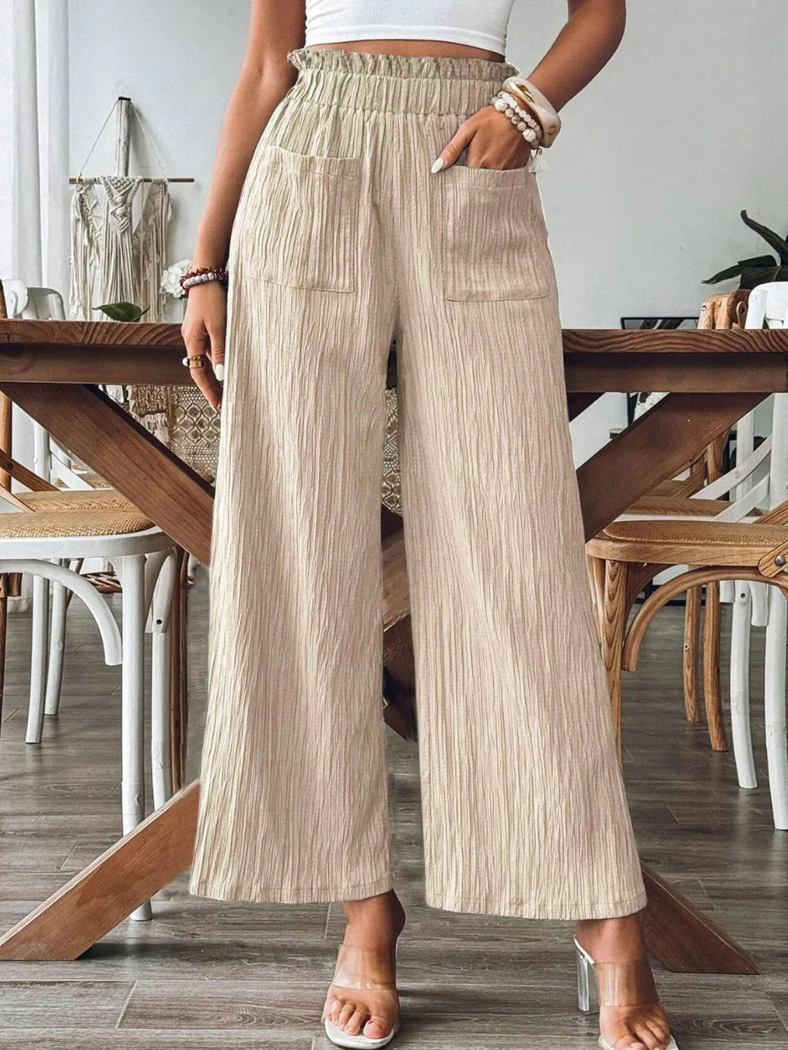 🌟 Frill Wide Leg Pants 🌟