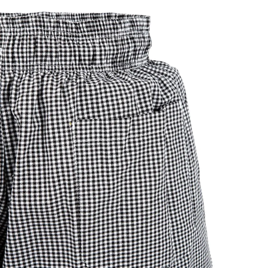 A026-XXL Chef Works Essential Baggy Pants Small Black Check