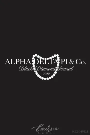 Alpha Delta Pi Mercer University Formal T-shirt