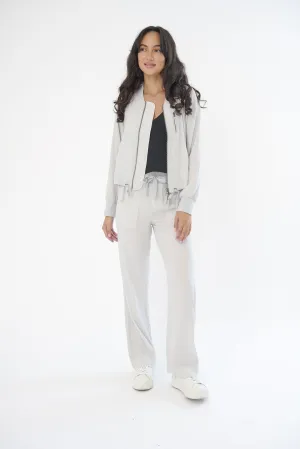 Aruba & Havana Stretch Cupro Jacket and Pant Set