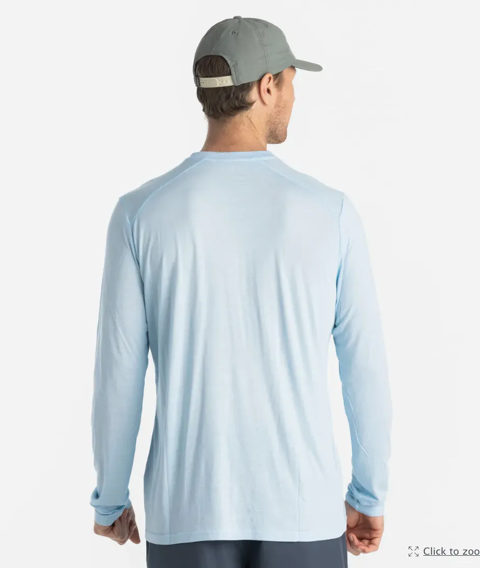 Bamboo Lightweight Long Sleeve Shirt Blue Bird