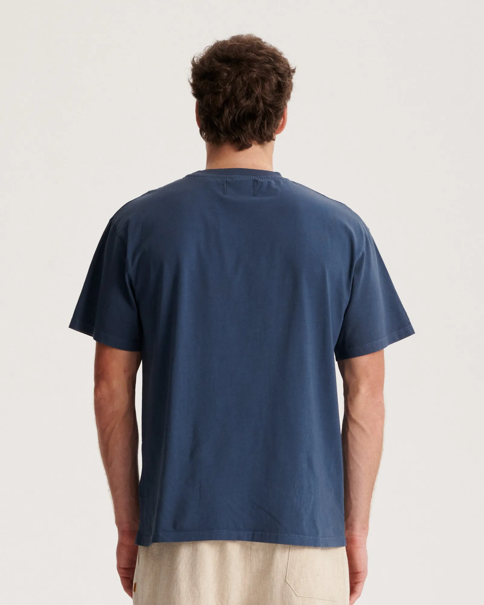 Band Tee  - Worker Blue