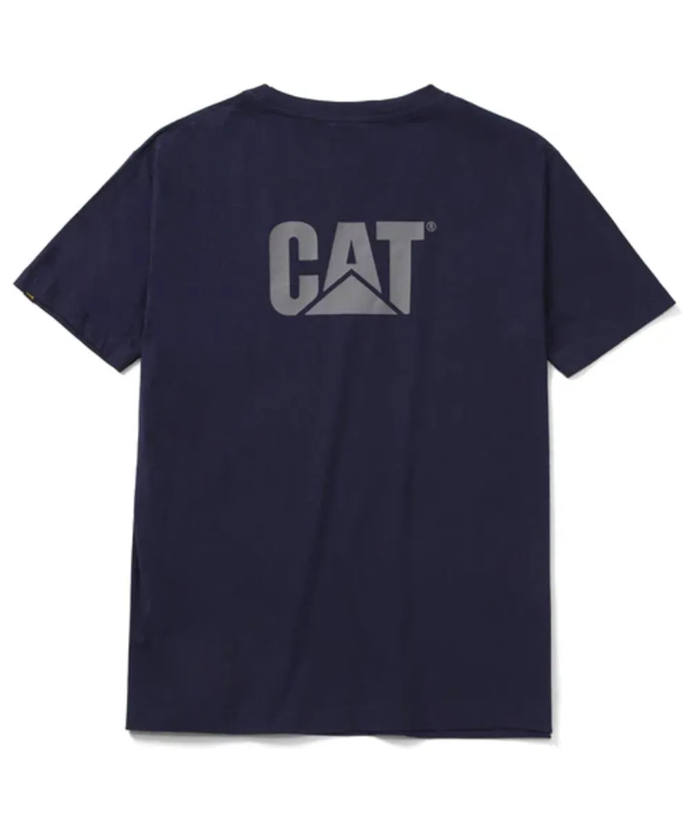 Caterpillar Short Sleeve Trademark T-Shirt - Eclipse