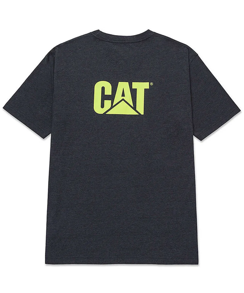 Caterpillar Short Sleeve Trademark T-shirt - Navy Heather