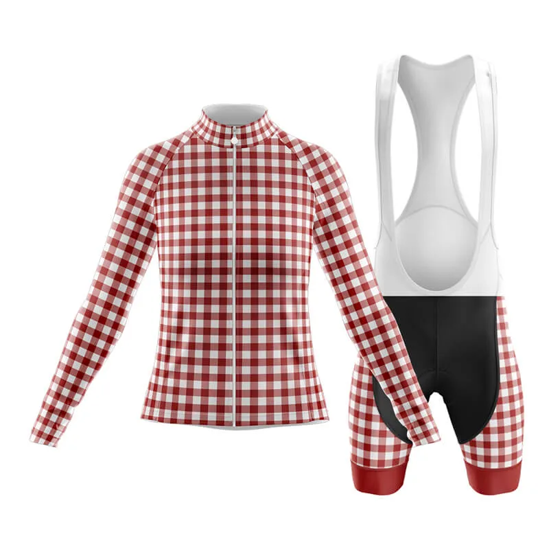 Checkered (Red) Club Cycling Kit