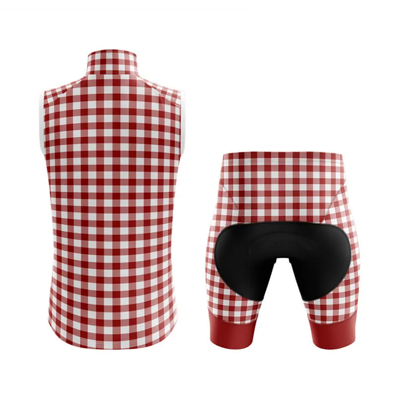 Checkered (Red) Club Cycling Kit