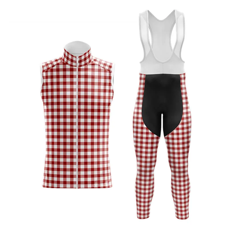 Checkered (Red) Club Cycling Kit