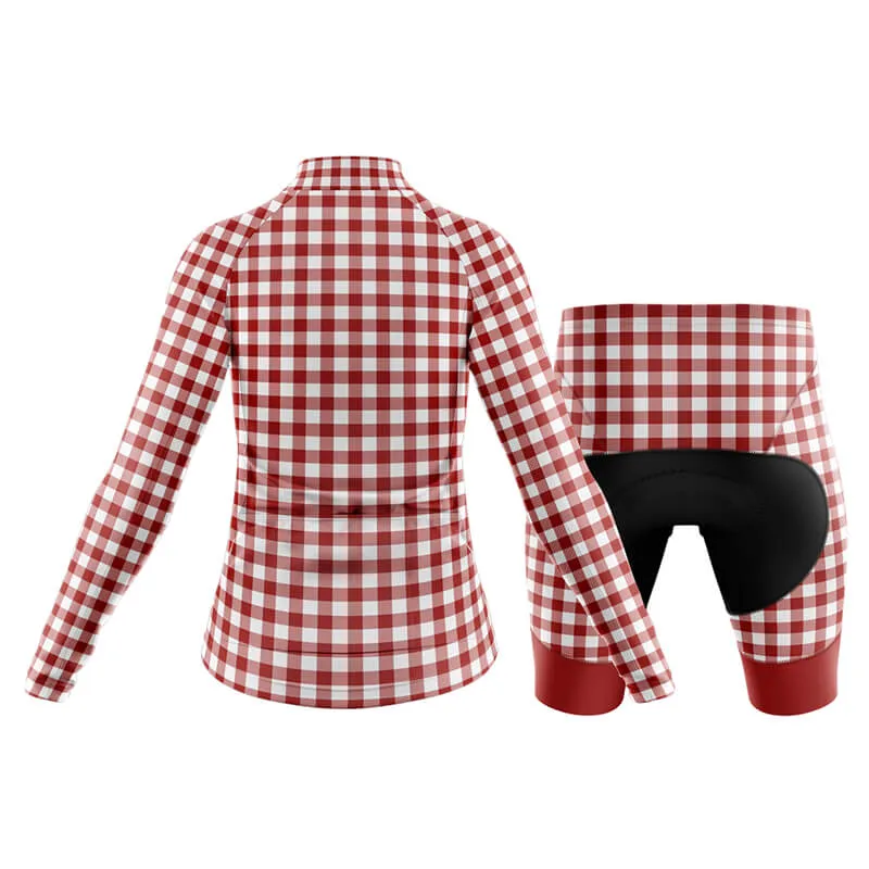 Checkered (Red) Club Cycling Kit