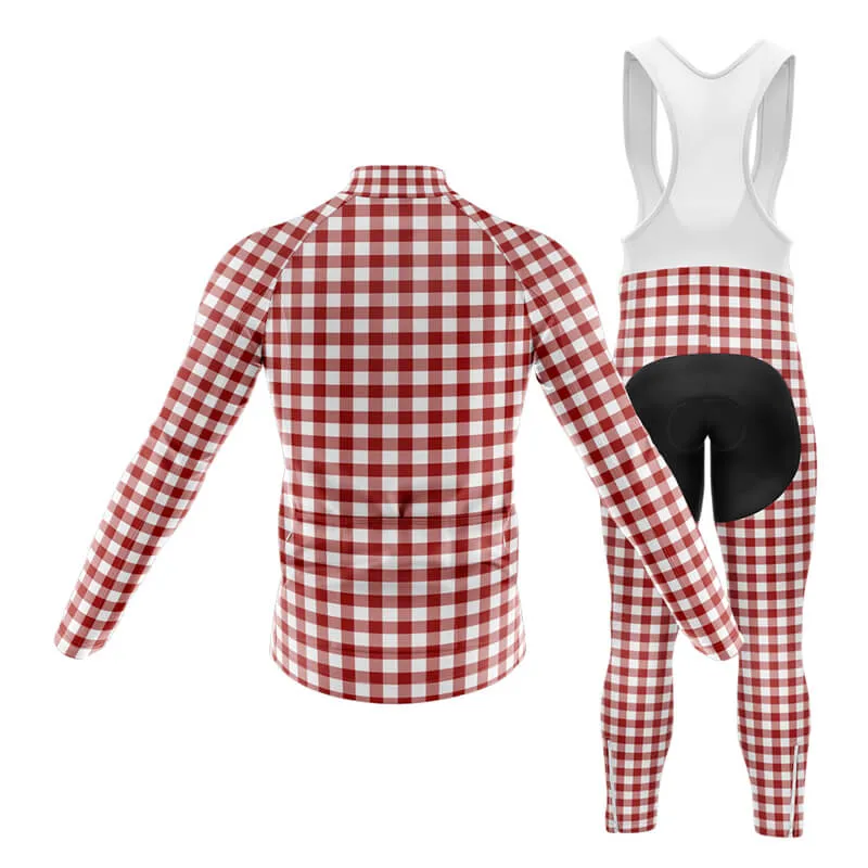 Checkered (Red) Club Cycling Kit