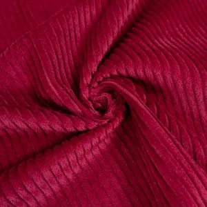 Corduroy 4w Fabric - Cherry