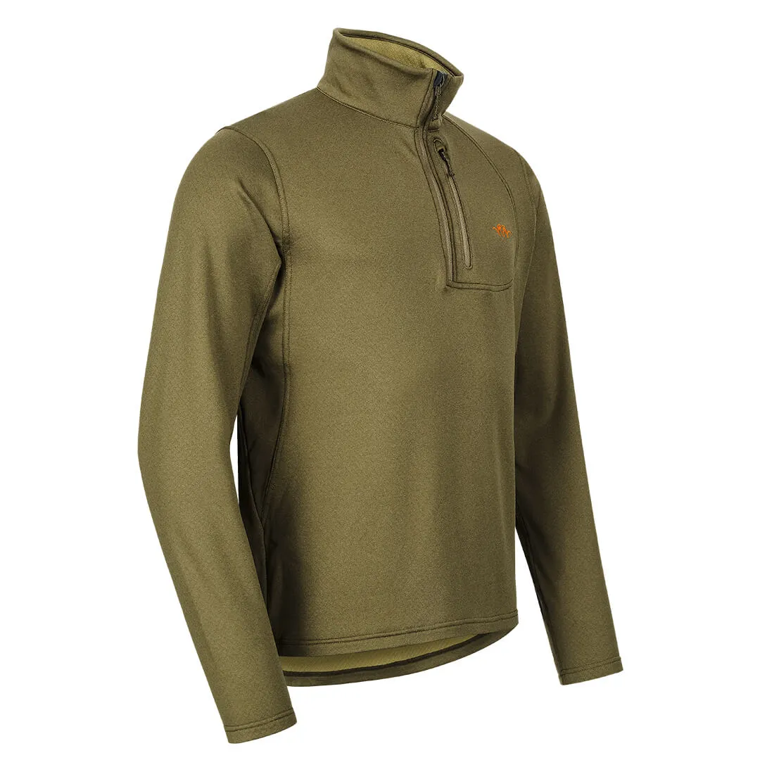 Drain Halfzip - Dark Olive by Blaser