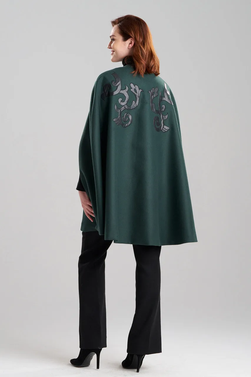 Felt Embroidered Cape