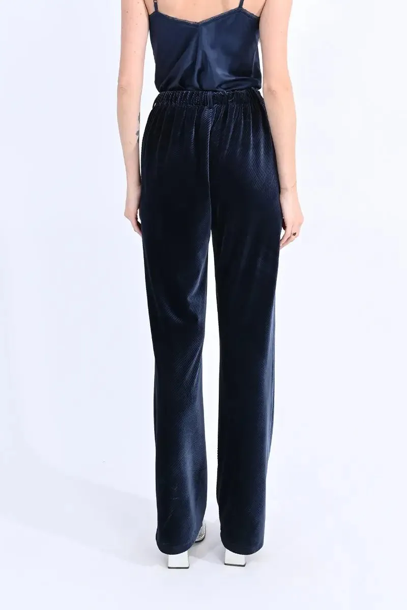 Fluid Velvet Pants