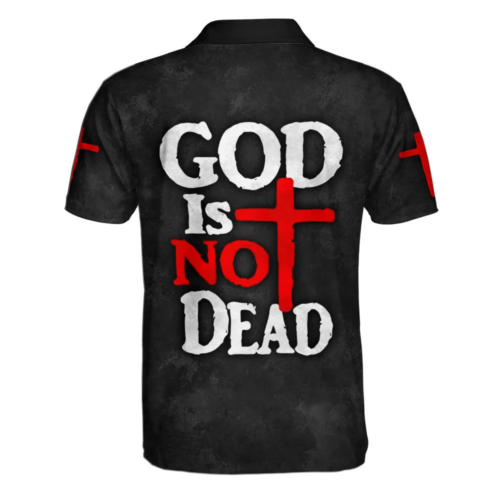 God Is Not Dead Polo Shirt - Christian Shirts & Shorts