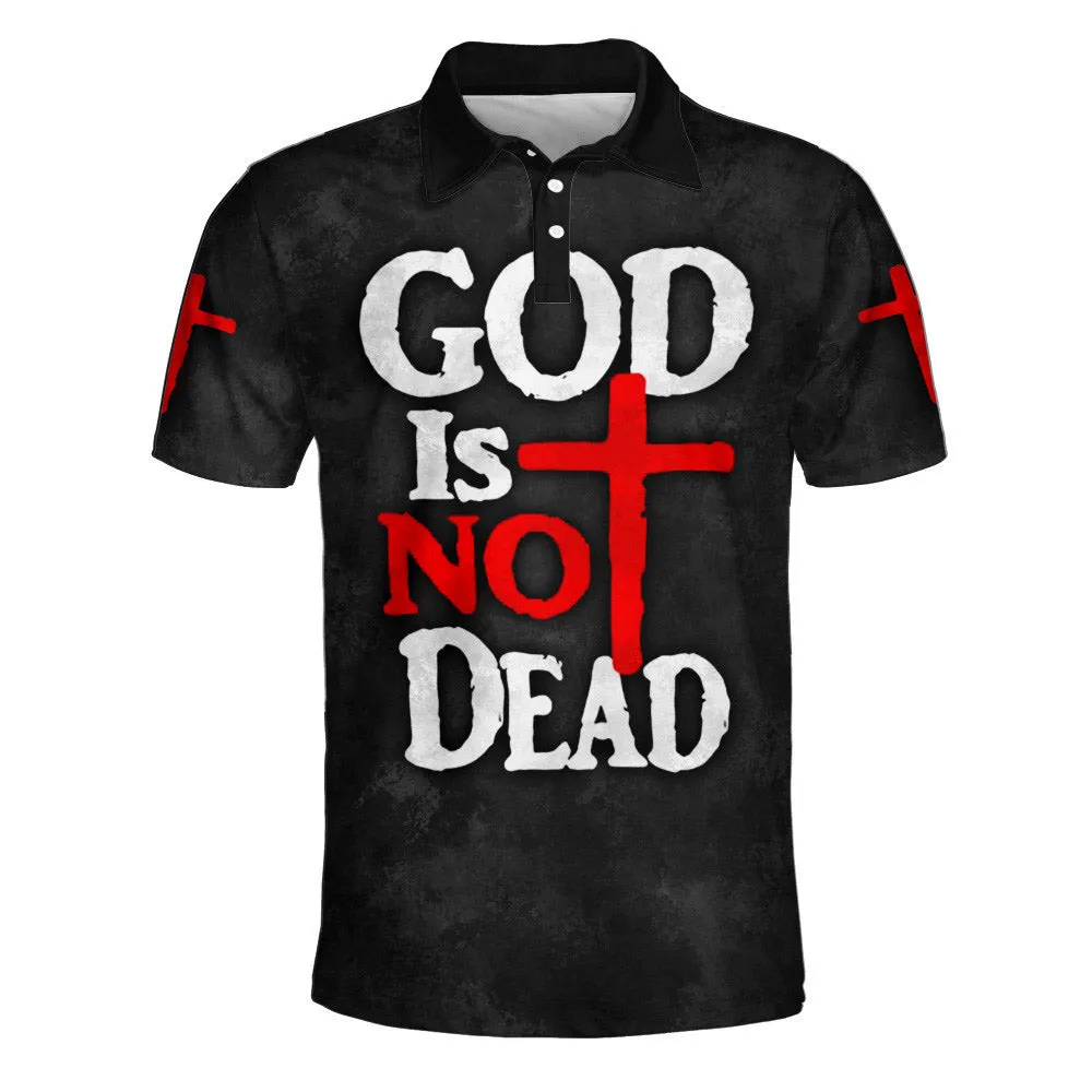 God Is Not Dead Polo Shirt - Christian Shirts & Shorts