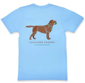 Good Boy: Short Sleeve T-Shirt - Chocolate Lab on Carolina