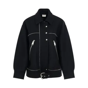 Herman Wool Jacket in Black