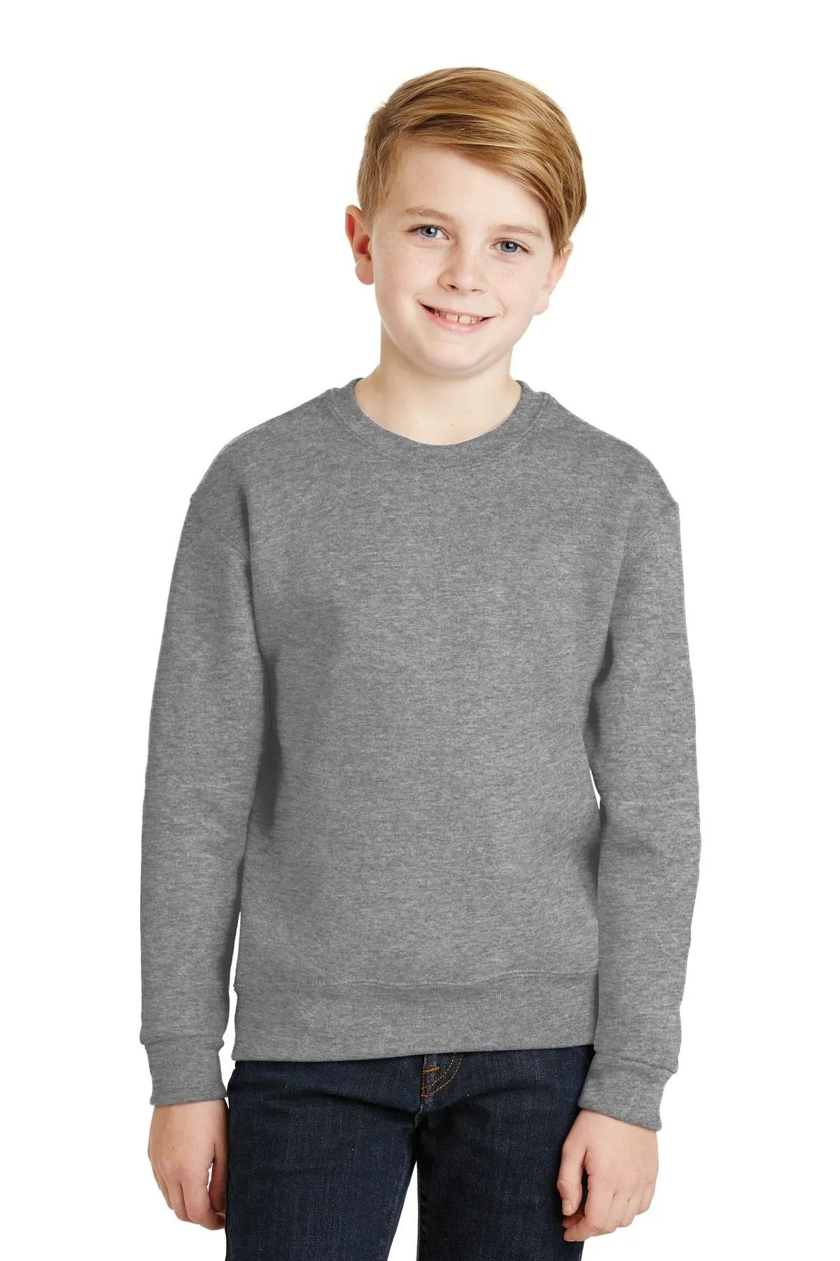 Jerzees - Youth NuBlend Crewneck Sweatshirt. 562B