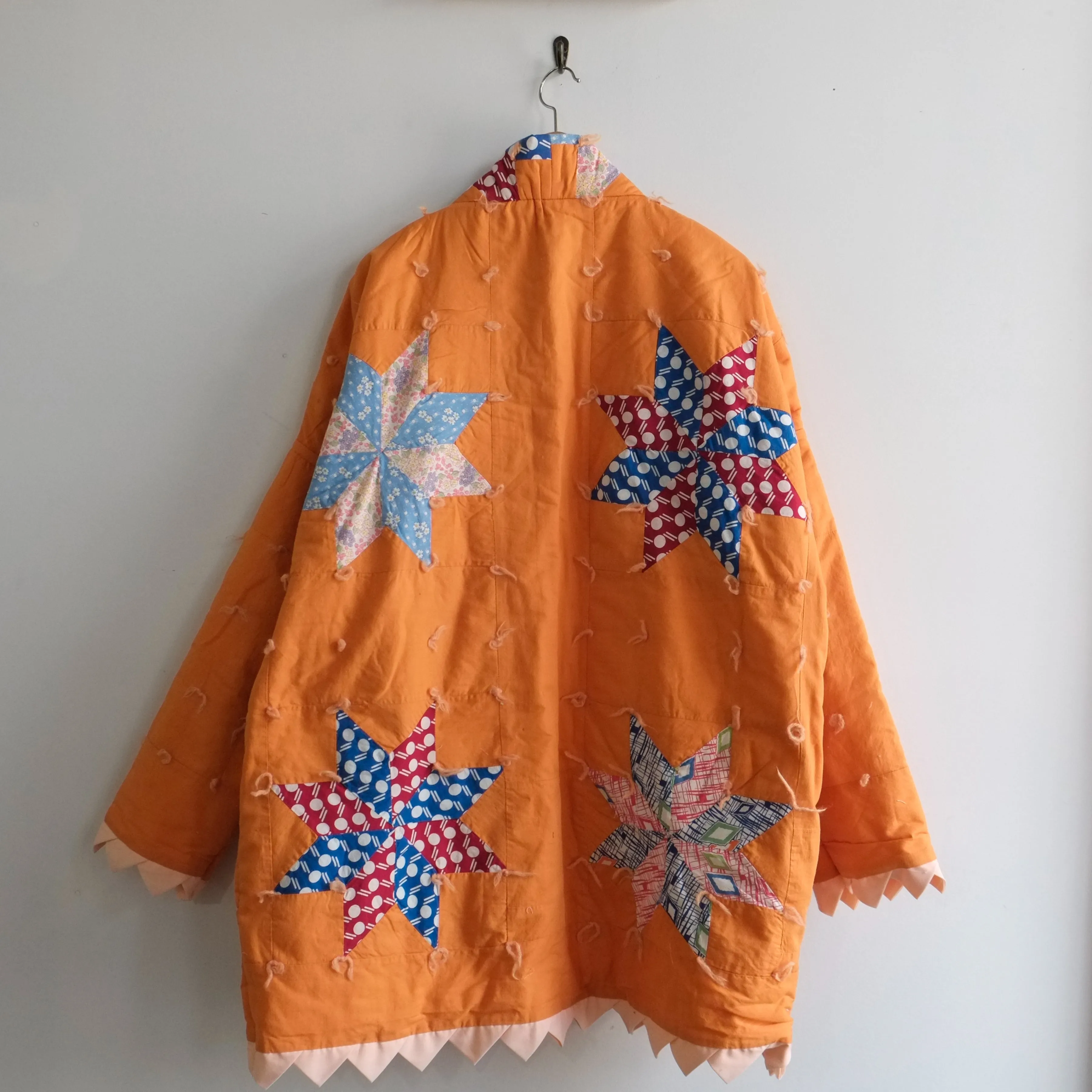 L Orange with Patchwork Stars Faith Jacket LL004