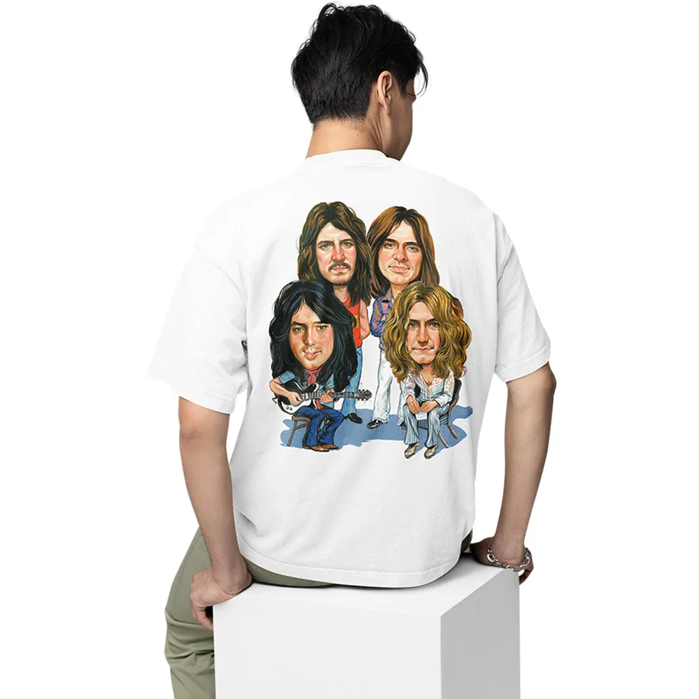 Led Zeppelin Oversized T shirt - The Rock Legends