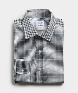 Made in the USA Hamilton   Todd Snyder Plaid Shirt in Black And Blue