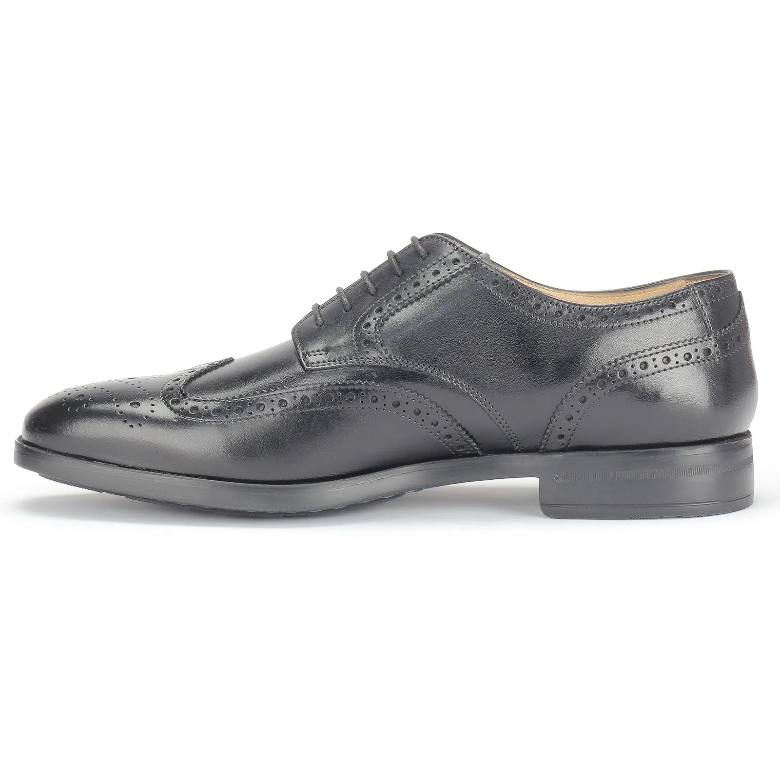 Men Brogue Wingtip Derby Shoe