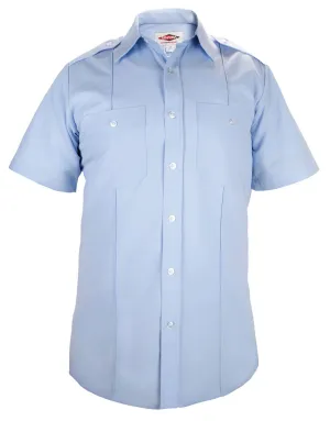 Sinatra Uniform Poly Cotton Short Sleeve Transit Shirt - Light Blue