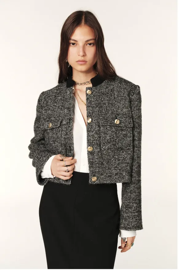 Talya Structured Jacket Grey