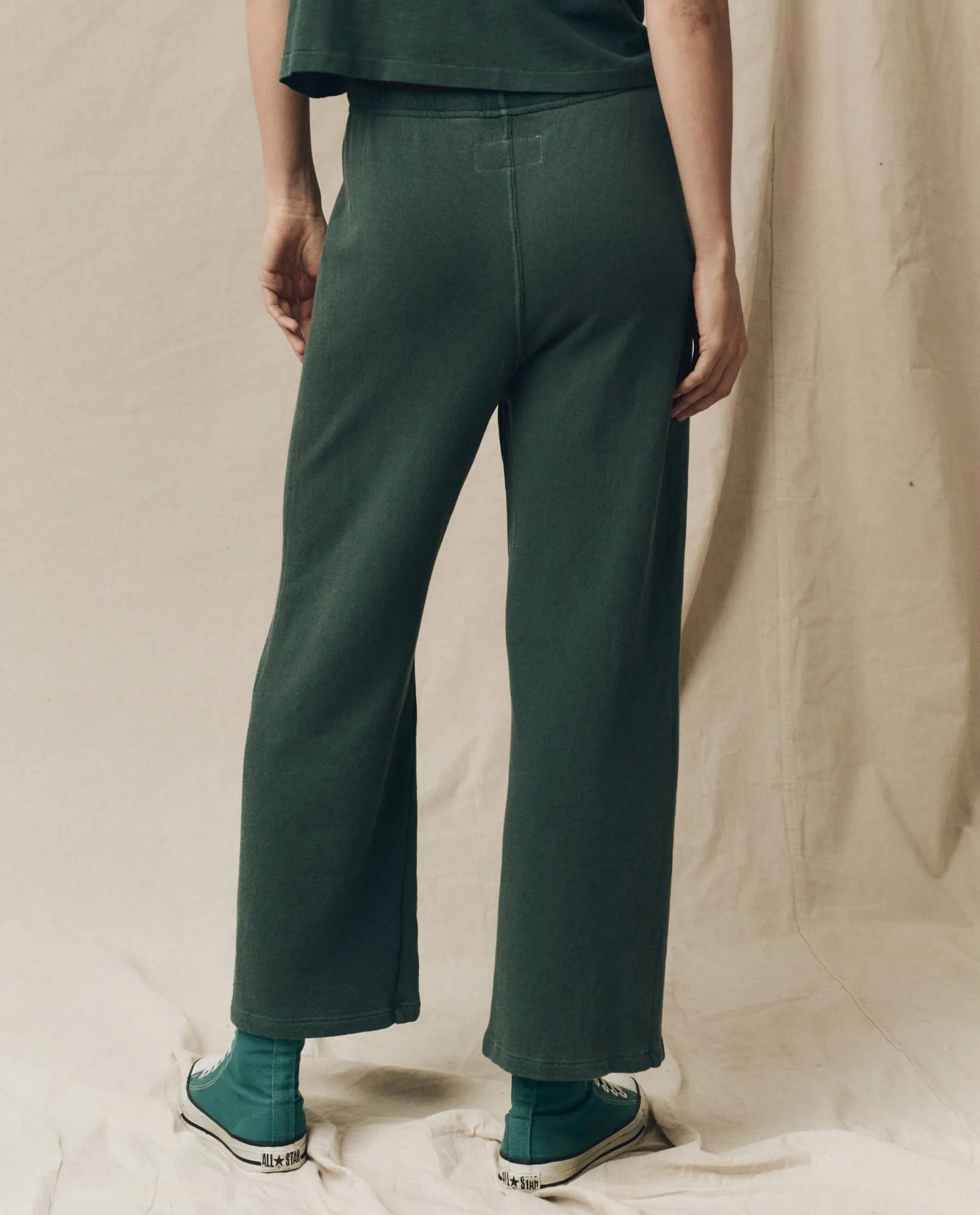 The Lap Sweatpant. Solid -- Deep Sea Green