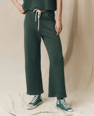 The Lap Sweatpant. Solid -- Deep Sea Green