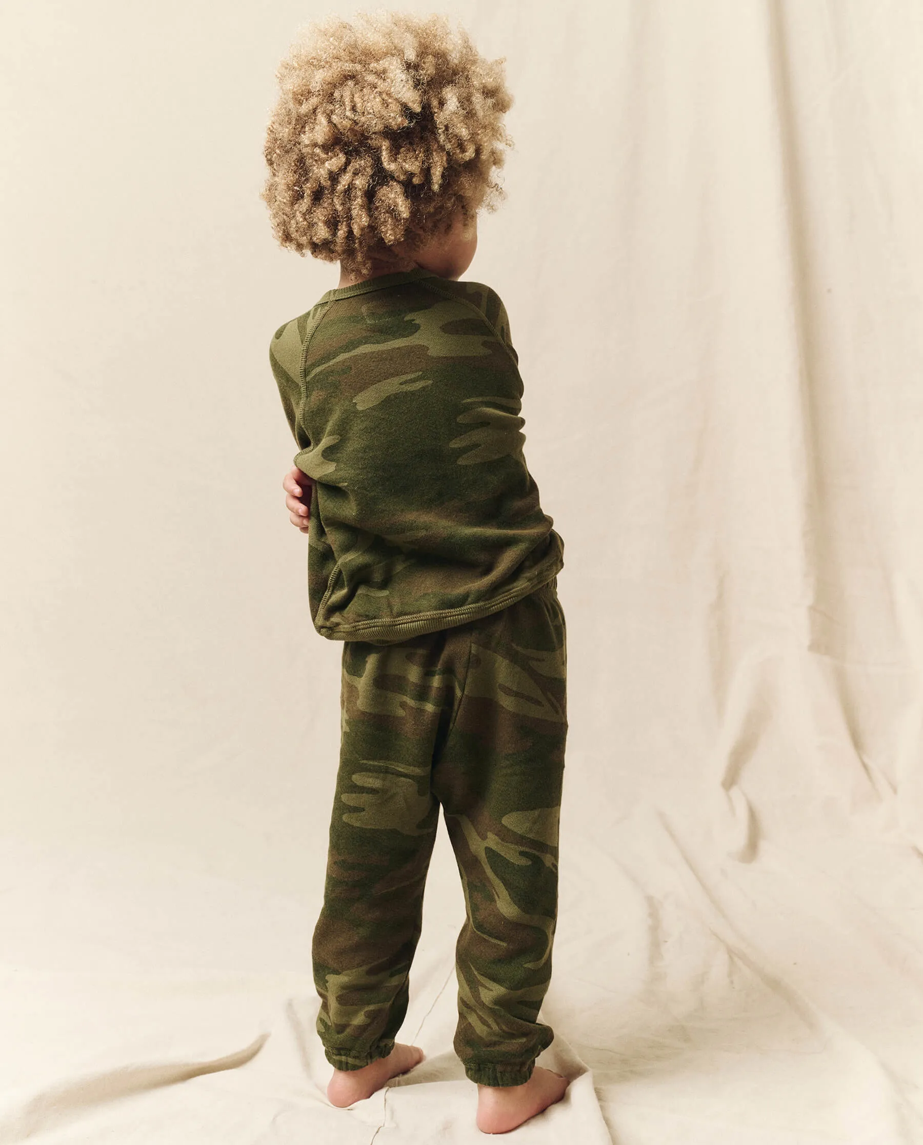 The Little Stadium Sweatpant. Novelty -- Deep Woods Camo