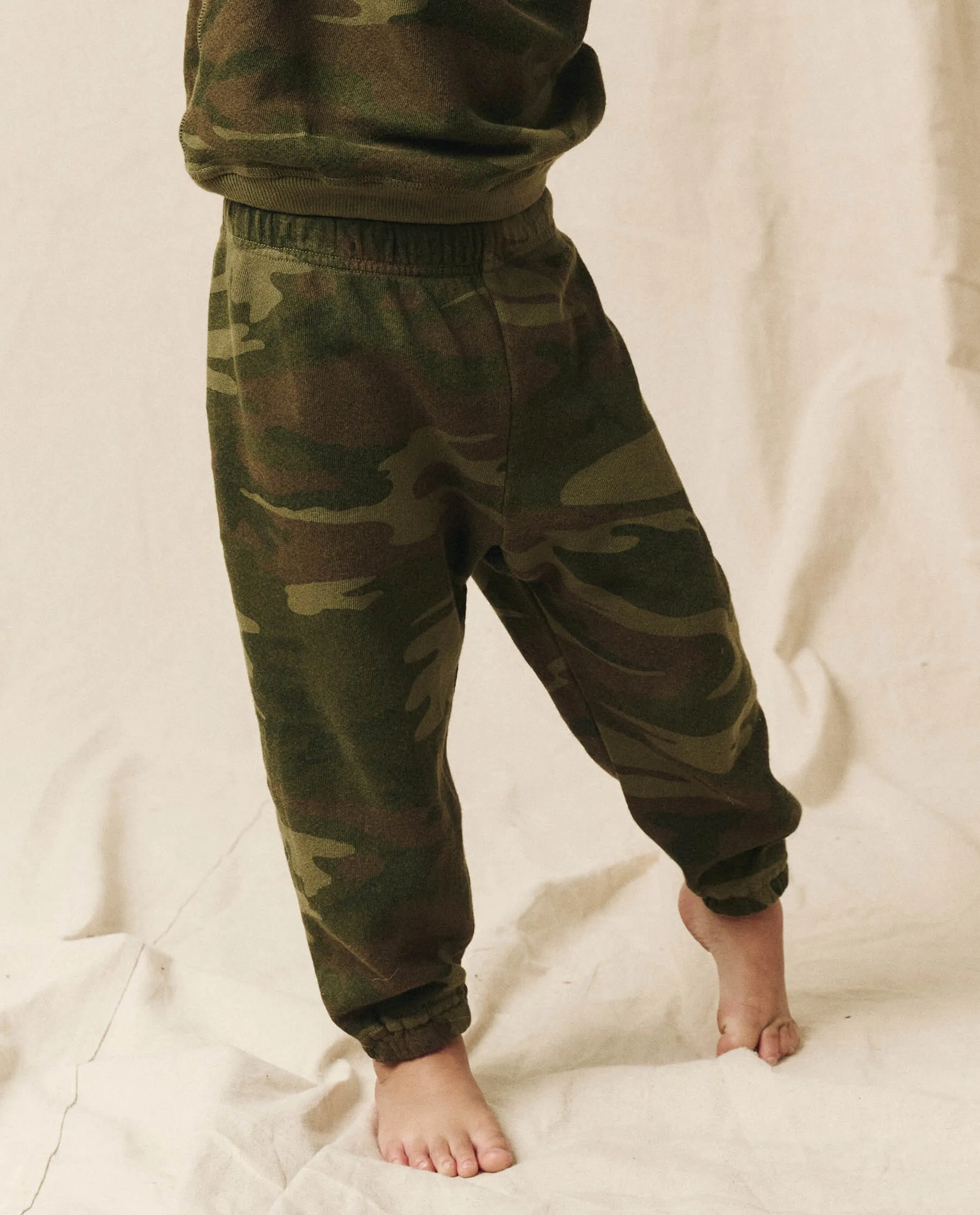 The Little Stadium Sweatpant. Novelty -- Deep Woods Camo