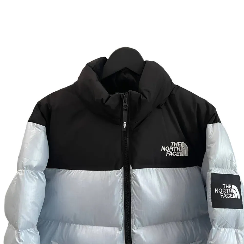 THE NORTH FACE Blue Gray Down Jacket