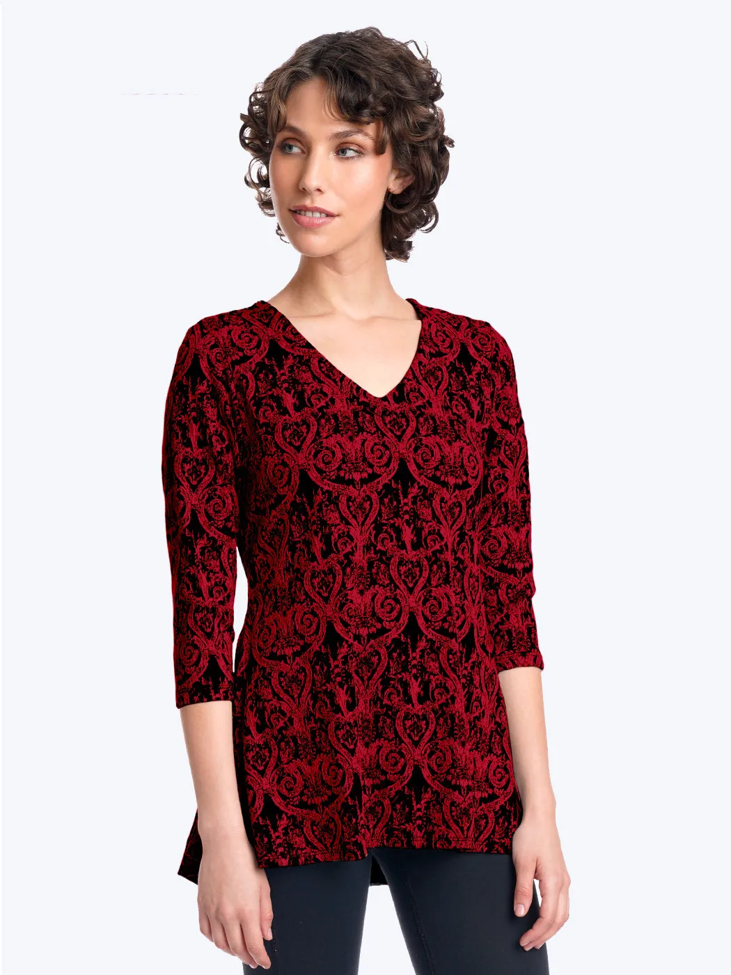 Tianello Tixati Knit Jersey Jacquard Leyton Tunic