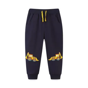 Toddler/Kid Boy's Vehicle Design Cotton Pants