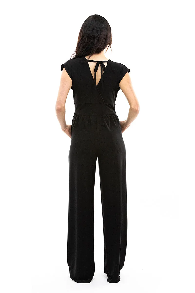 Veronica Lake Black Jumpsuit