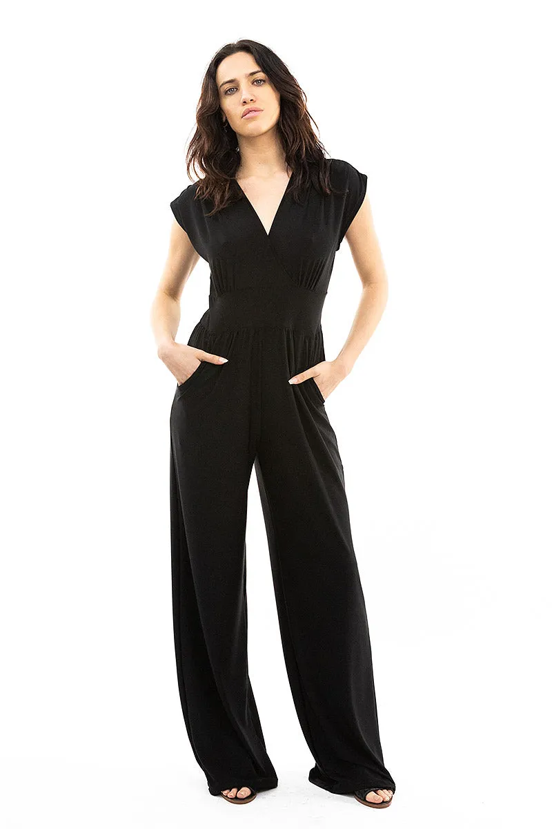 Veronica Lake Black Jumpsuit