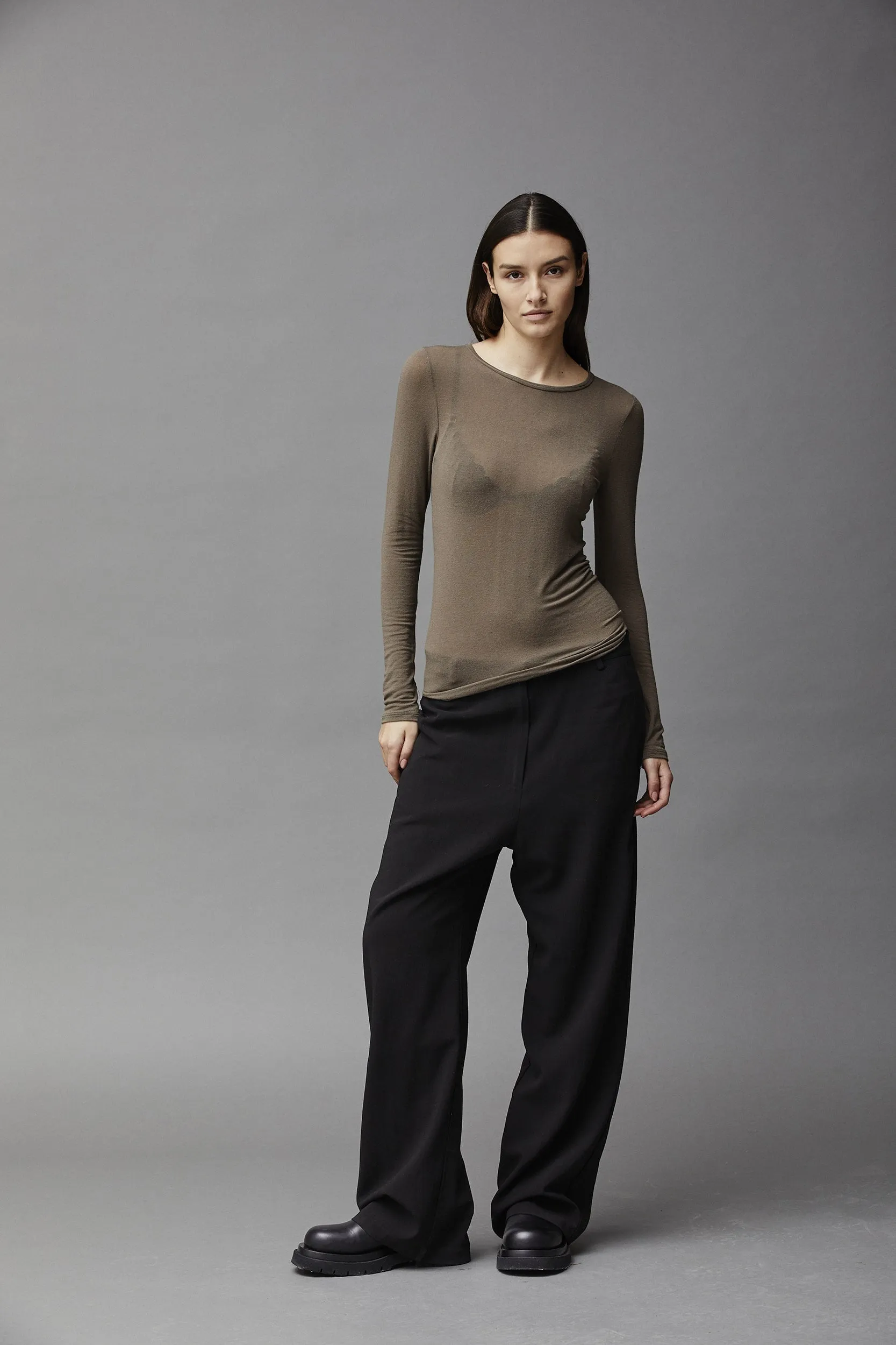 Wide Wool pants