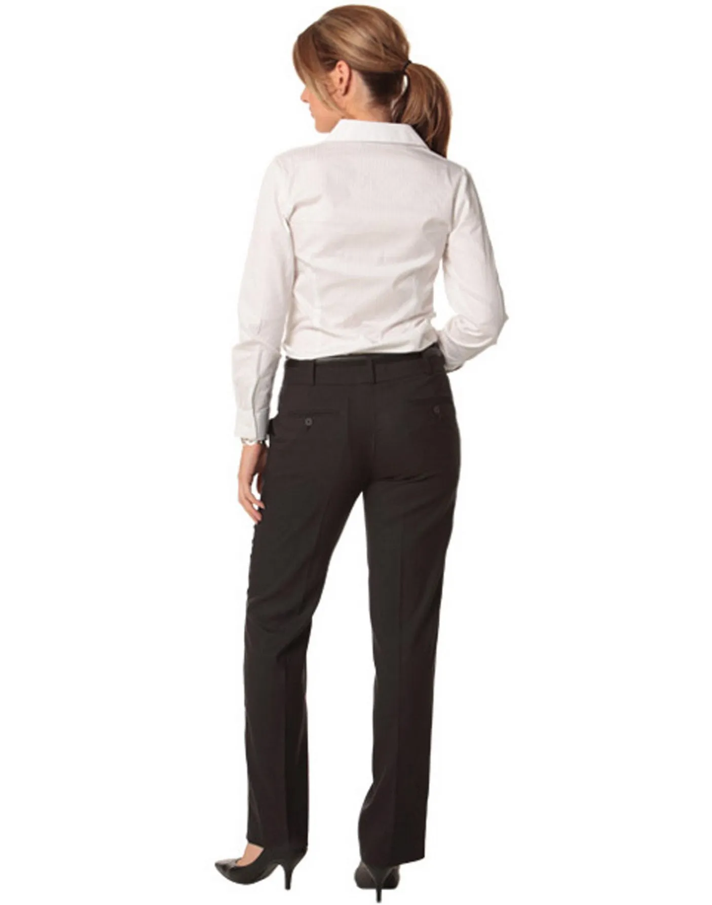 Women's Poly/Viscose Stretch Low Rise Pants